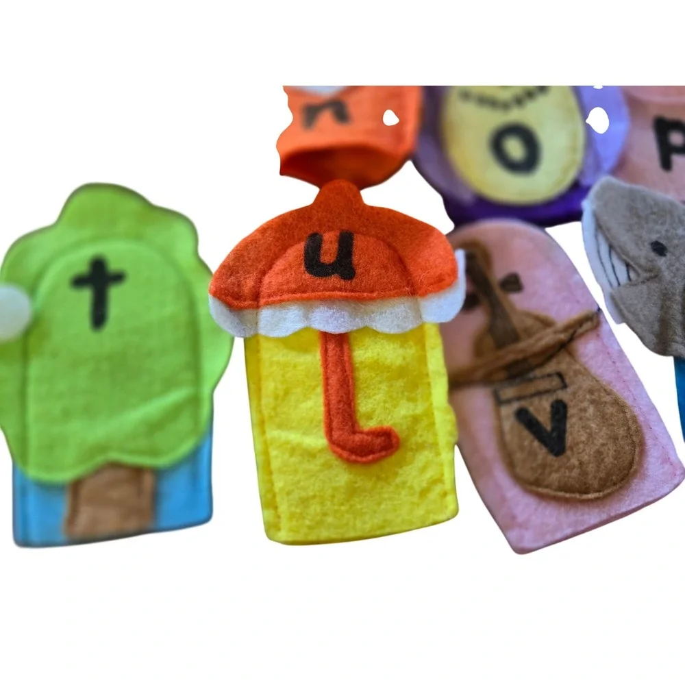 Handmade felt finger